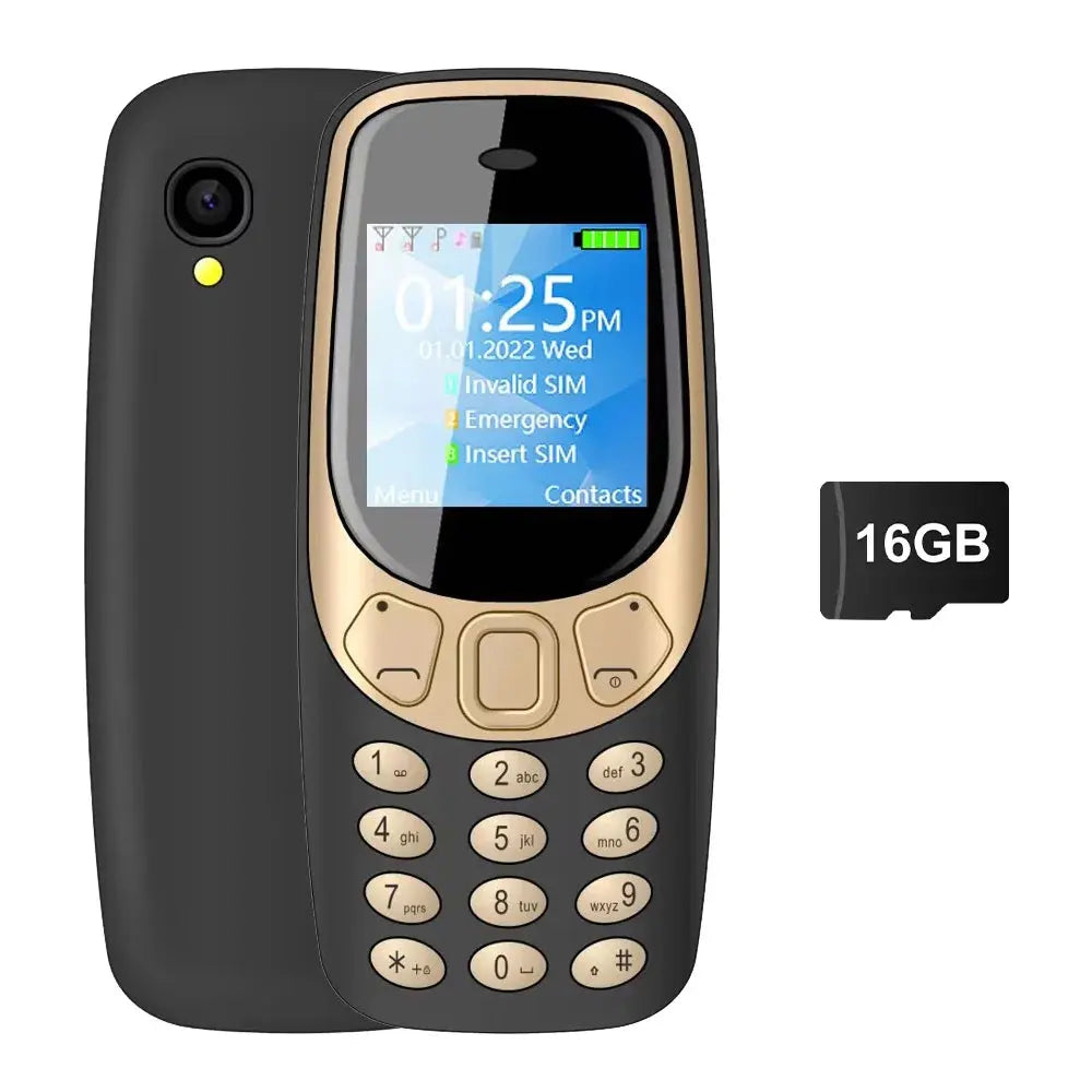 SERVO Q3308 PRO 3 SIM Standby Mini Mobile Phone ryshop